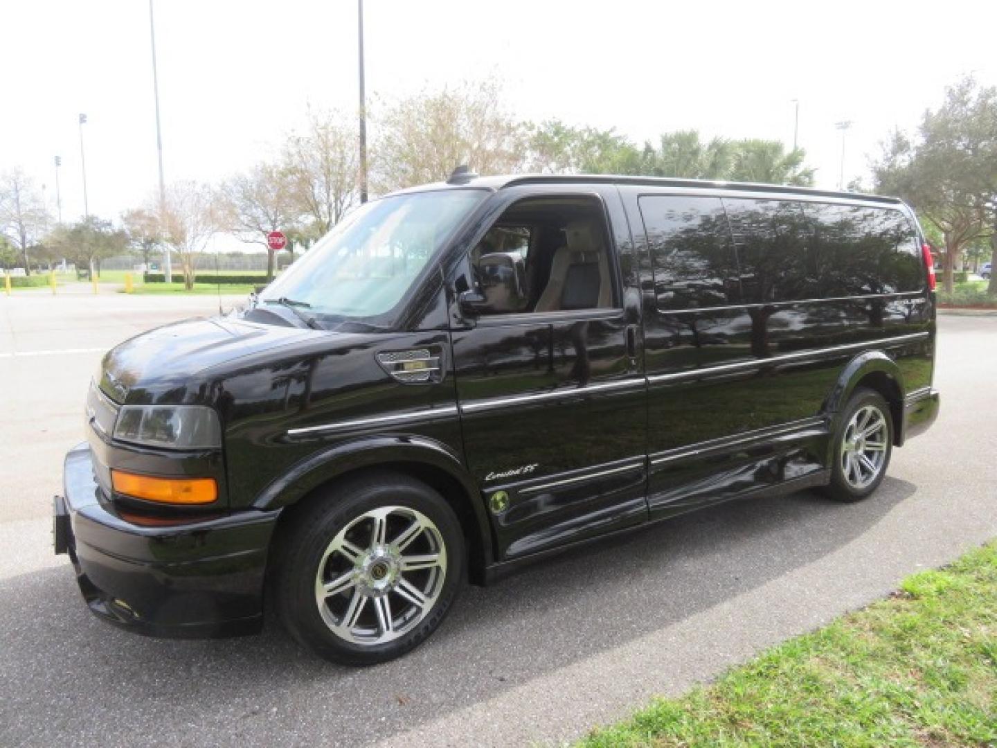 2017 Black /Tan and Brown 2 Tone Chevrolet Express (1GCWGAFG8H1) , located at 4301 Oak Circle #19, Boca Raton, FL, 33431, (954) 561-2499, 26.388861, -80.084038 - You are looking at a Gorgeous 2017 Chevy Express 2500 Explorer Handicap Wheelchair Conversion Van Fully Loaded With: 96K Original Miles, Power Side Entry Doors, VMI Side Entry Wheelchair Lift, 6 Way B and D Transfer Seat, Two Tone Leather Interior, Heated Front Seats, Front Sunroof, Rear Power Foldi - Photo#24